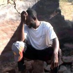 A man in Gokwe sits in the ruins of his house destroyed by youth militia and war vets in May 2008. A man in Gokwe sits in the ruins of his house destroyed by youth militia and war vets in May 2008.